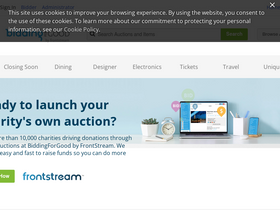 'biddingforgood.com' screenshot