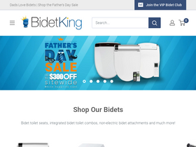 'bidetking.com' screenshot