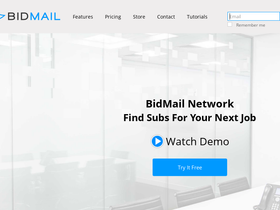 'bidmail.com' screenshot