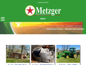 'bidmetzger.com' screenshot