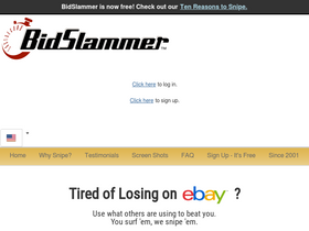 'bidslammer.com' screenshot
