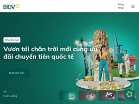 'bidv.com.vn' screenshot