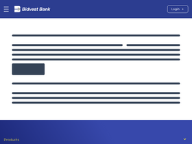 'bidvestbank.co.za' screenshot