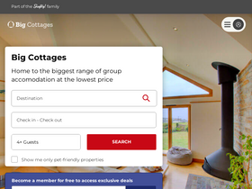 'big-cottages.com' screenshot
