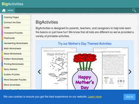 'bigactivities.com' screenshot