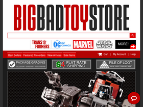 'bigbadtoystore.com' screenshot