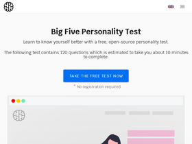 'bigfive-test.com' screenshot