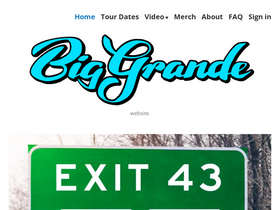 'biggrandewebsite.com' screenshot