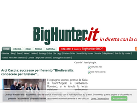 'bighunter.it' screenshot