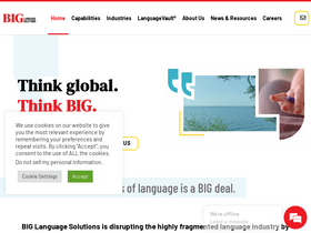 'biglanguage.com' screenshot