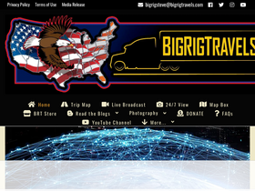 'bigrigtravels.com' screenshot