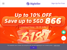 'bigseller.com' screenshot