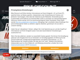 'bike-discount.de' screenshot
