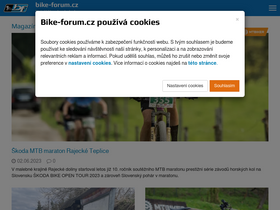 'bike-forum.cz' screenshot