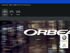 'bike-mailorder.de' screenshot