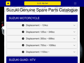 'bike-parts-suz.com' screenshot