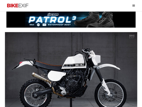 'bikeexif.com' screenshot