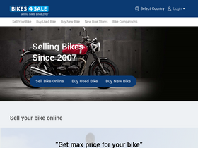 'bikes4sale.com' screenshot