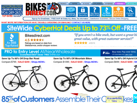 'bikesdirect.com' screenshot
