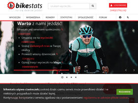 'bikestats.pl' screenshot