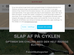 'bikester.dk' screenshot