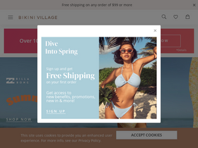 'bikinivillage.com' screenshot