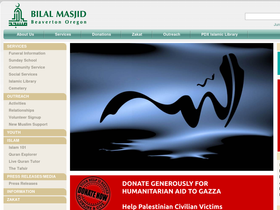'bilalmasjid.com' screenshot
