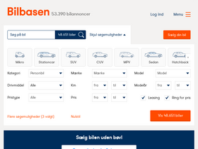 'bilbasen.dk' screenshot