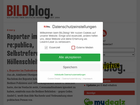 'bildblog.de' screenshot