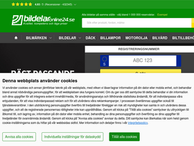 'bildelaronline24.se' screenshot