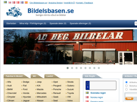 'bildelsbasen.se' screenshot