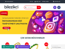 'bilezikci.com' screenshot