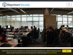 'bilgeadam.com' screenshot