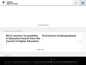 'bilgi.edu.tr' screenshot