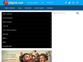 'bilgicik.com' screenshot