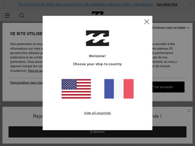 'billabong.fr' screenshot
