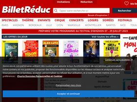 'billetreduc.com' screenshot