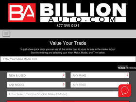 'billionauto.com' screenshot