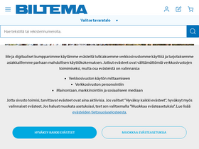 'biltema.fi' screenshot