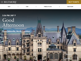 'biltmore.com' screenshot