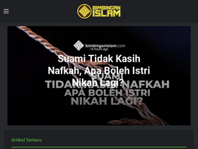 'bimbinganislam.com' screenshot