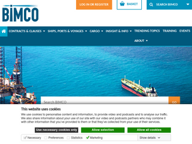 'bimco.org' screenshot