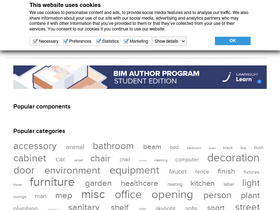 'bimcomponents.com' screenshot
