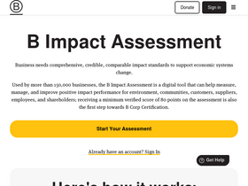 'bimpactassessment.net' screenshot
