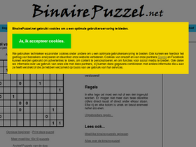 'binairepuzzel.net' screenshot