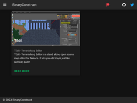 'binaryconstruct.com' screenshot