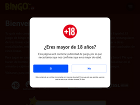 'bingo.es' screenshot