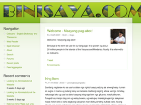 'binisaya.com' screenshot