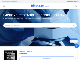 'bio-protocol.org' screenshot