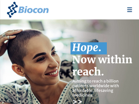 'biocon.com' screenshot
